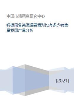 銅板刷各類渠道要素對比有多少銷售量我國產(chǎn)量分析